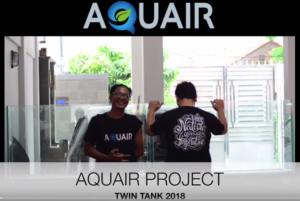 Pembuatan Aquascape - Video Tutorial Cara Mengatur 2 Akuarium Besar Aquascape