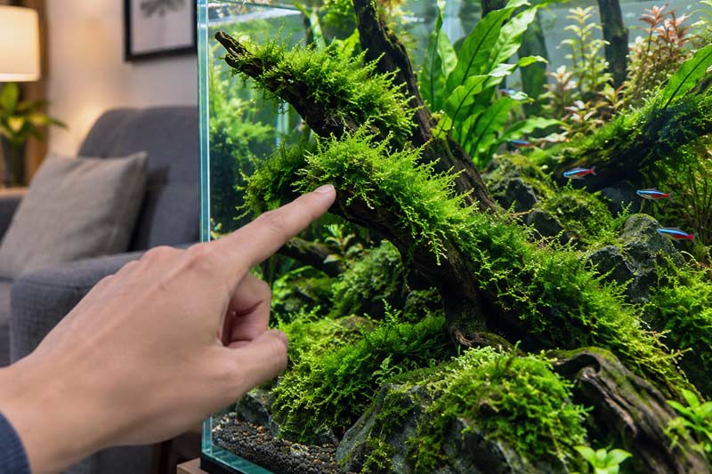 Cara Menanam dan Merawat Tanaman Aquascape Java Moss