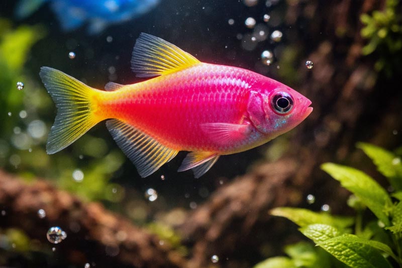 benarkah ikan glofish bisa menyala?