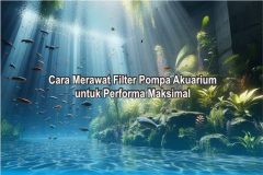 cara merawat filter pompa akuarium