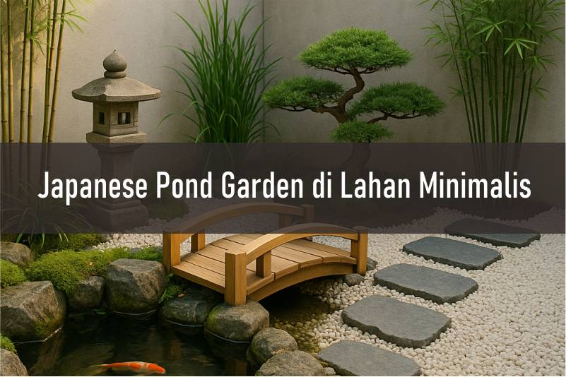 Japanese Pond Garden: Lahan Minimalis Bisa Diubah Menjadi Taman Jepang Lengkap dengan Kolam