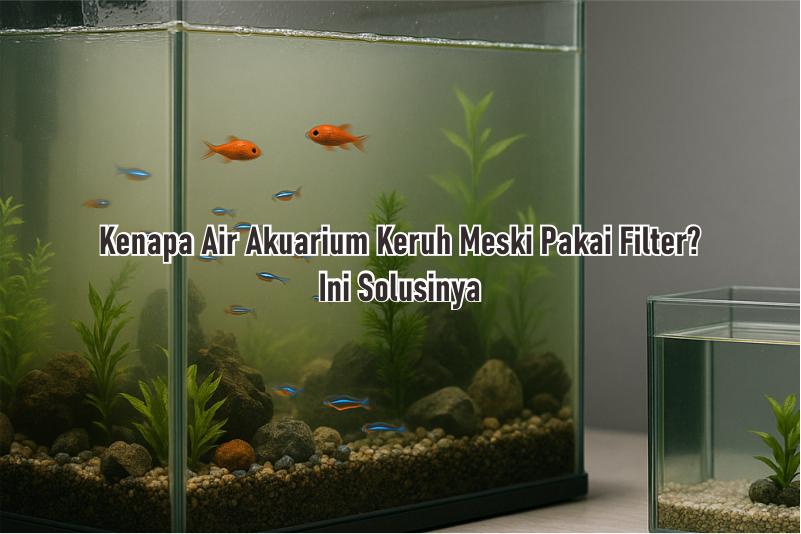 Kenapa Air Akuarium Keruh Meski Pakai Filter? Ini Solusinya