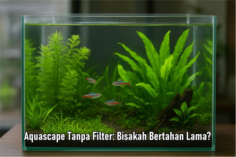 Aquascape Tanpa Filter: Bisakah Bertahan Lama?
