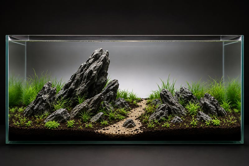 Golden Ratio Aquascape: Rahasia Layout Aquarium Terlihat Natural dan Estetik