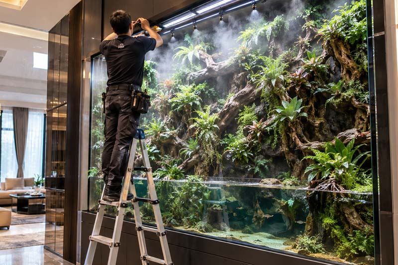 Cara Memasang Sistem Misting pada Paludarium